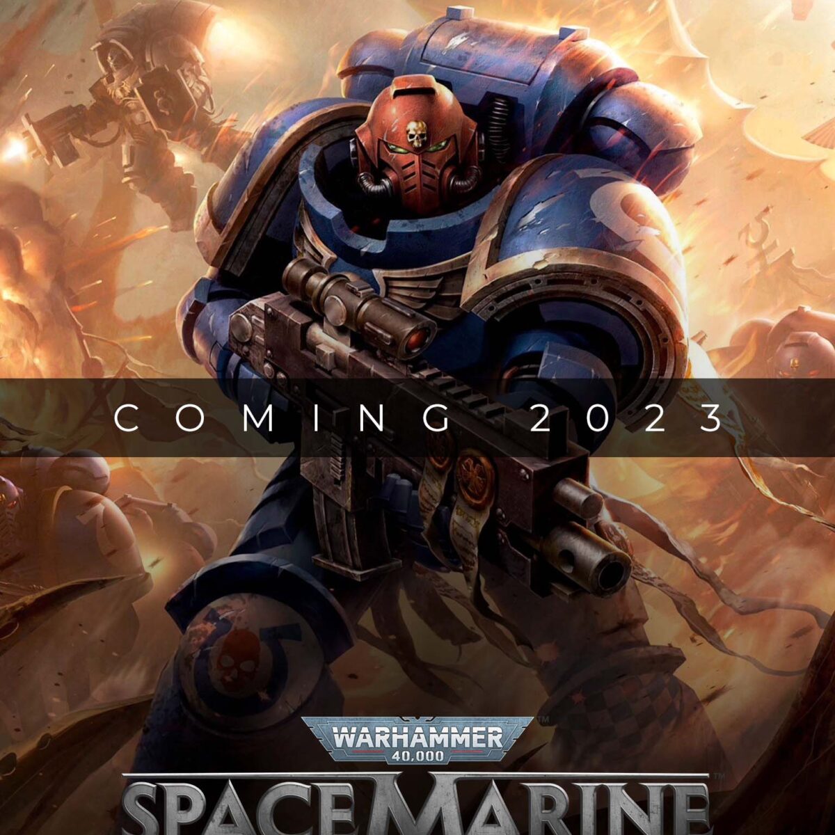 Space Marine Poster Custom Coming 1